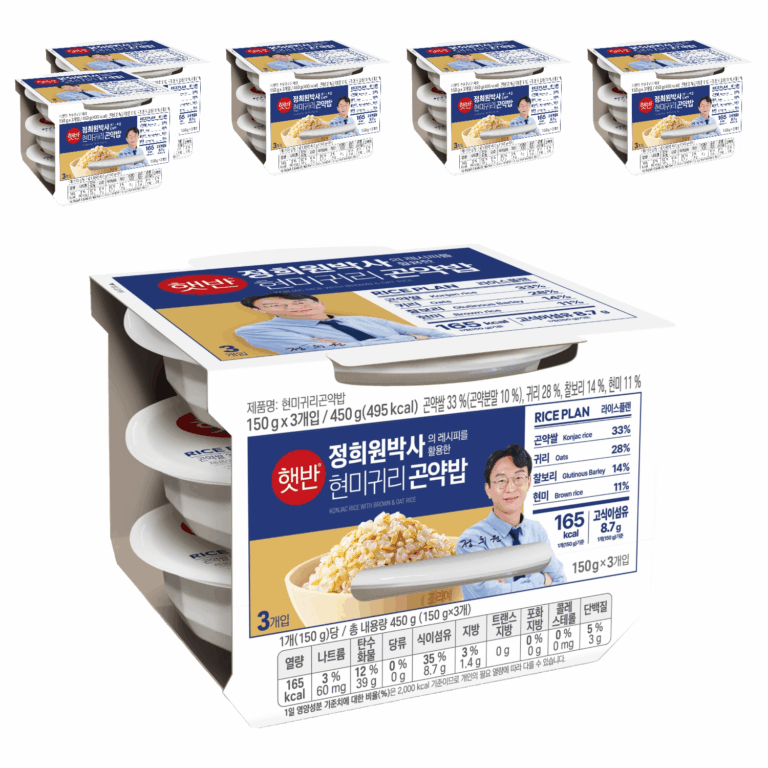 추천 인기 곤약밥 10종 필수 구매 가이드