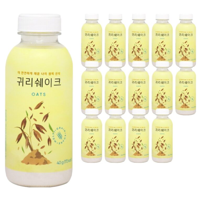 추천 인기 귀리쉐이크 10가지 필수 선택!