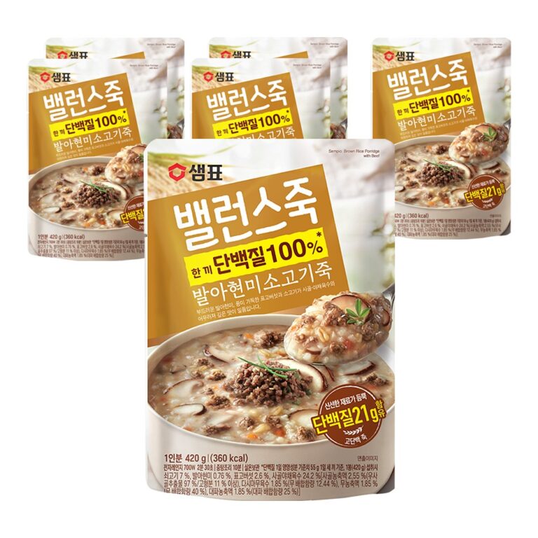 추천 인기 단백질죽 10가지 지금 바로 만나보세요!