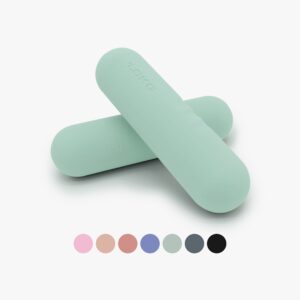 wafl 웨이트 덤벨 그린그레이 1kg 2개 세트 실리콘 여자 아령 홈트 운동 스타일리쉬 후기