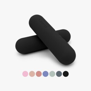 wafl 웨이트 덤벨 블랙 1kg 2개 세트 실리콘 여자 미용 아령 홈트 운동기구 추천템