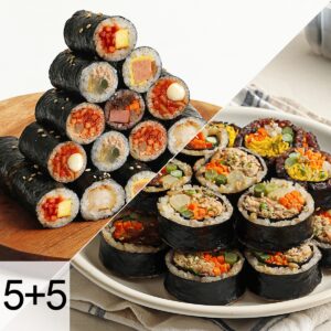 [넾다세일] 다신샵 저당 곤약현미김밥 12종 5+5팩 솔직 리뷰