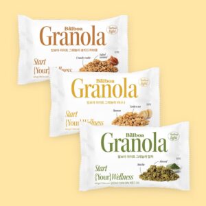 발보아 라이트 그래놀라 미니 시리얼 40g 10개 카라멜 말차 바나나 솔직 리뷰