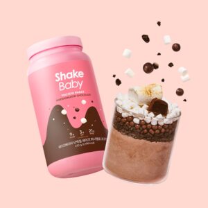 “쉐이크베이비 단백질 쉐이크 대용량 마시멜로초코, 630g” 후기 – 가성비 끝판왕 발견