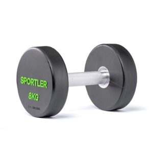 스포틀러 CPU 헬스 덤벨 로우 웨이트 맨몸 팔 등 근력 운동 아령 8kg, 1개 솔직 사용 후기