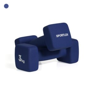 스포틀러 네오프렌 미용 아령 상체 근력 운동 사각 홈트 덤벨 세트 후기