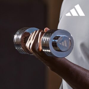 아디다스 무게조절 크롬 덤벨 아령, 홈트 필수템으로 추천드립니다