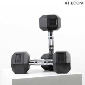 핏분 육각 통파이프 덤벨 아령, 가성비 최고 헬스장 필수템